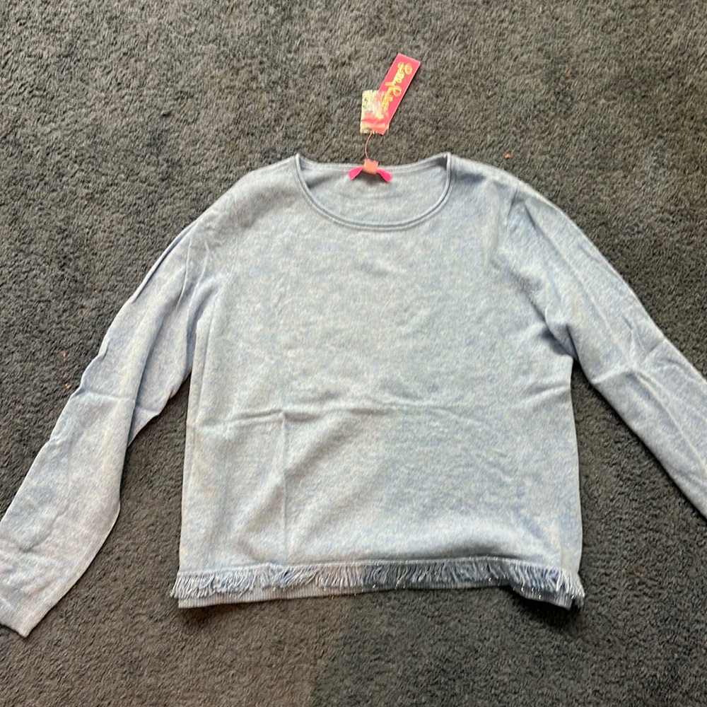 NWT Lilly Pulitzer Cashmere Sweater in Light blue
